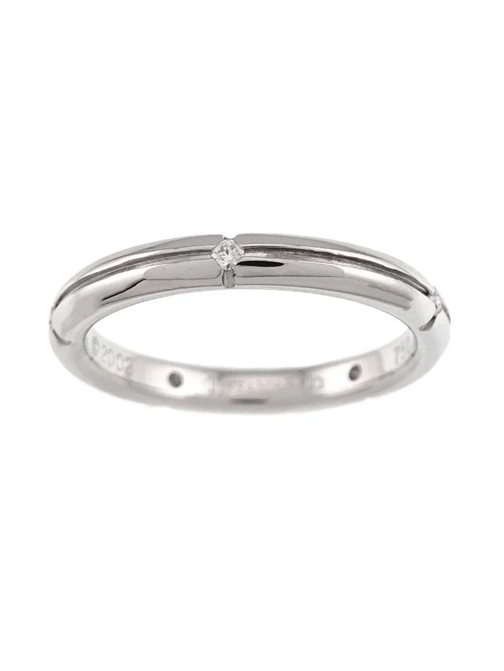 Tiffany & Co Streamerica Ring Diamond 18k WG White Gold 750